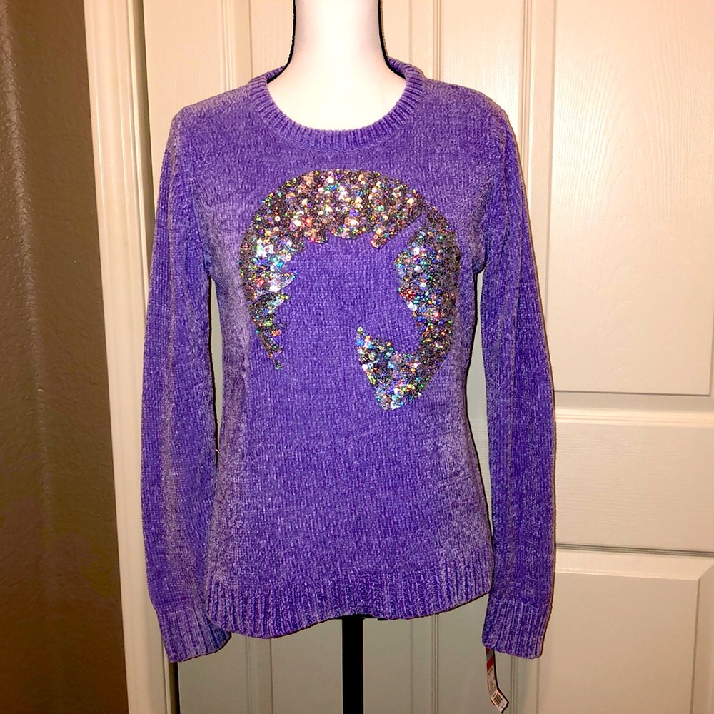 NWT Cat & Jack Unicorn Sequin Sweater